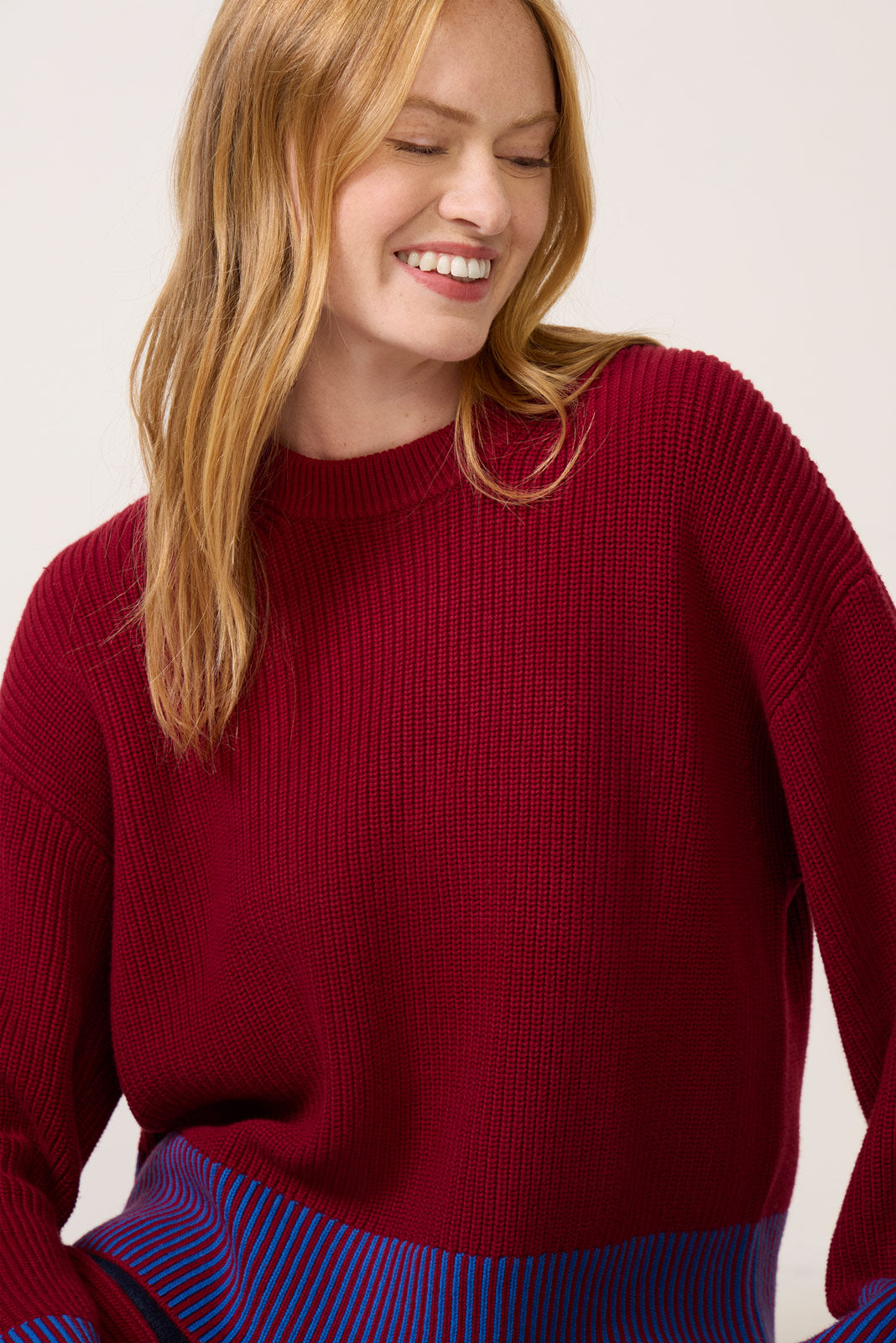 Sienna Stripe Rib Pullover