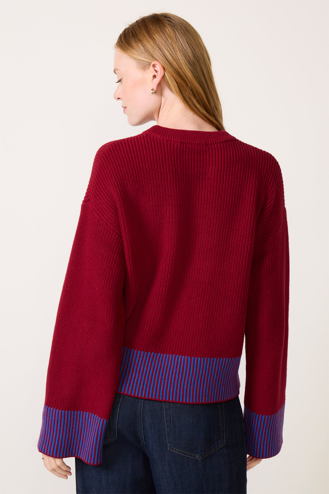 Sienna Stripe Rib Pullover
