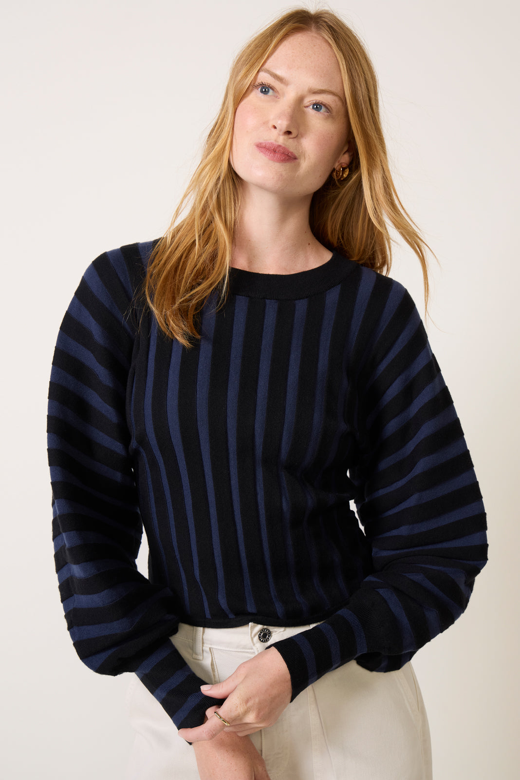 Carmella Two Tone Dolman Sweater