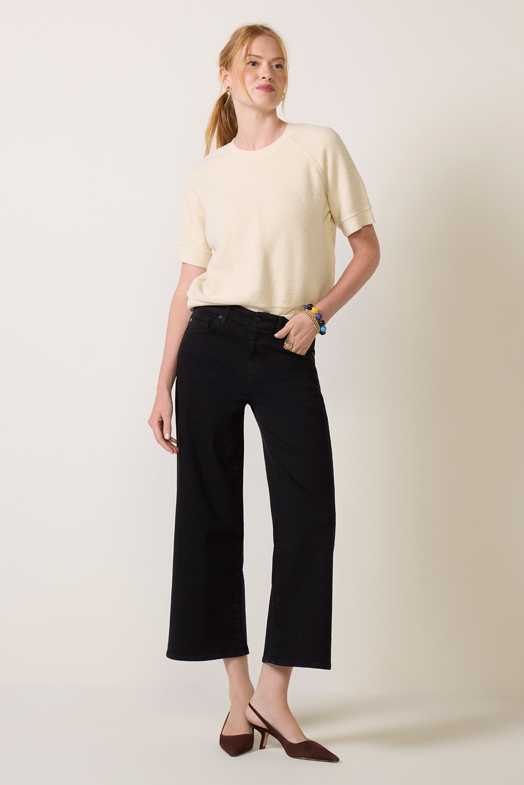 Saige Wide Leg Crop Jean
