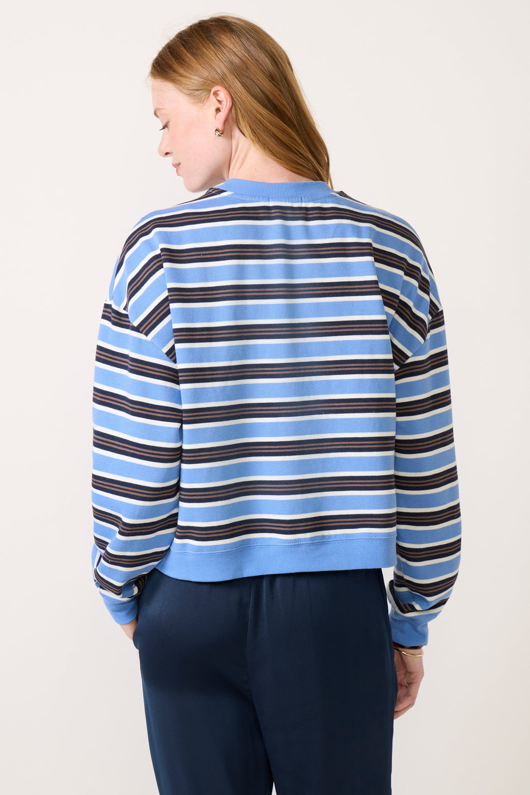Sally Stripe Crew Neck