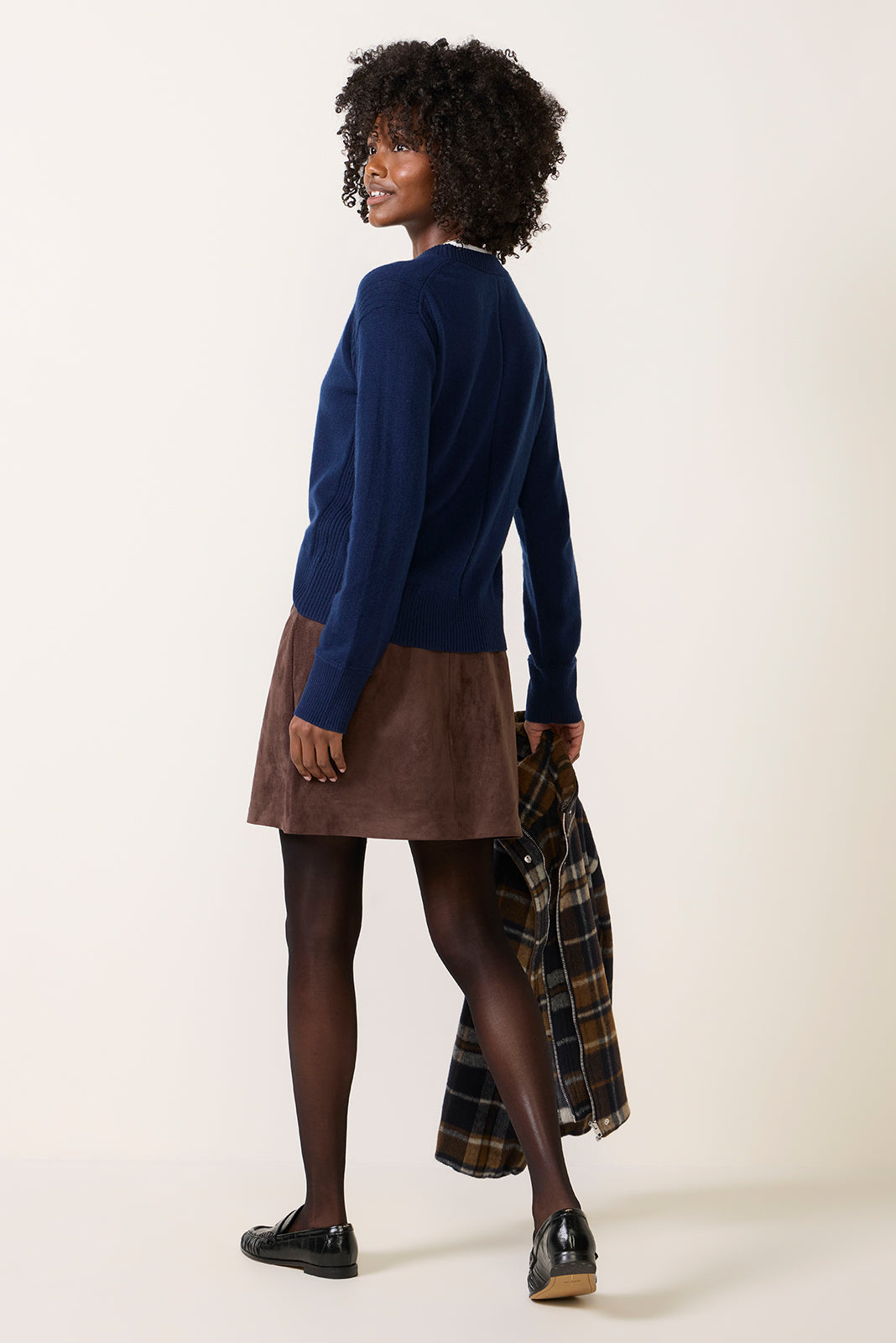 Perri Suede Mini Skirt