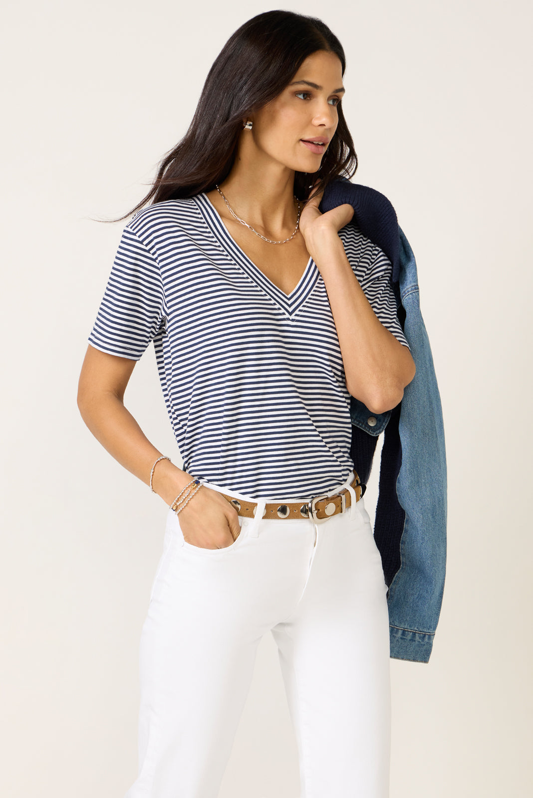 Kylie V Neck Tee