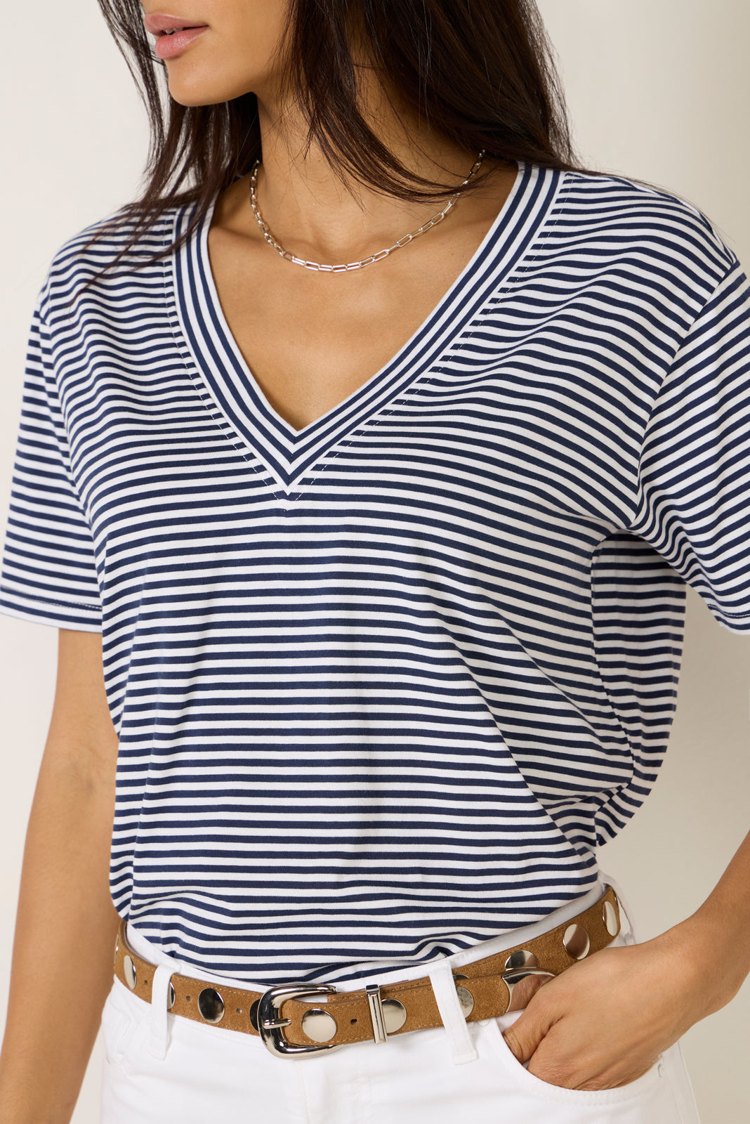 Kylie V Neck Tee