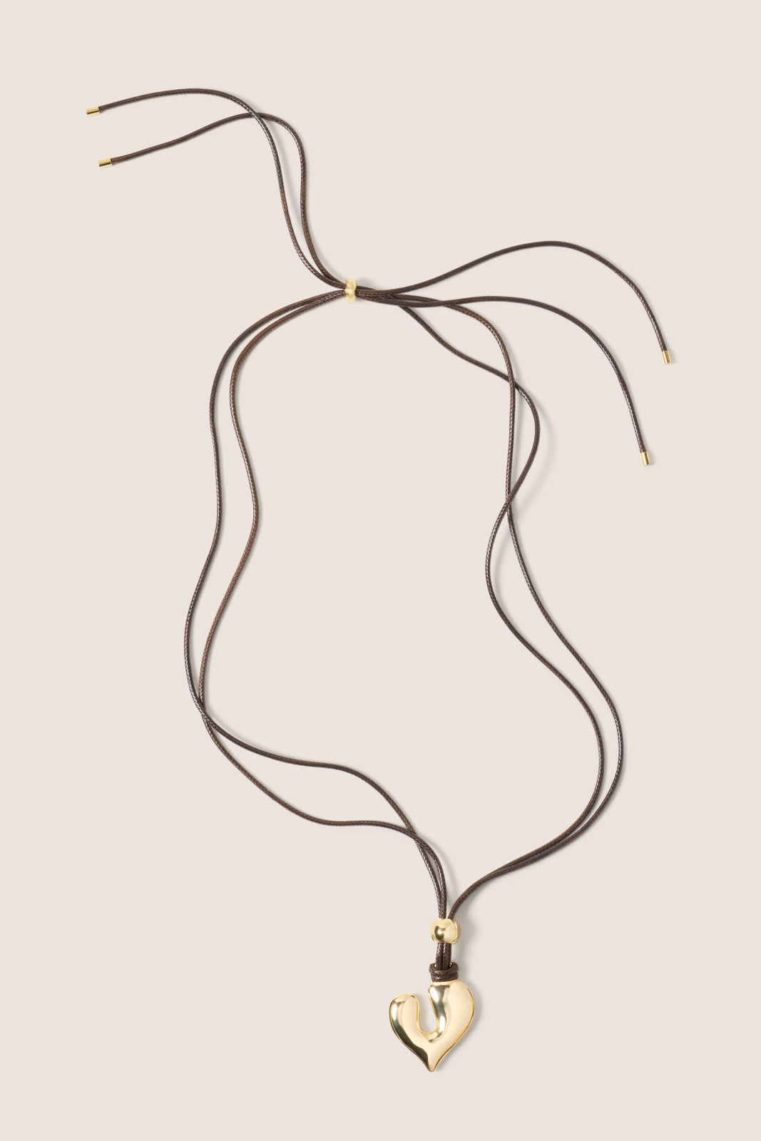 Mariah Heart Cord Necklace