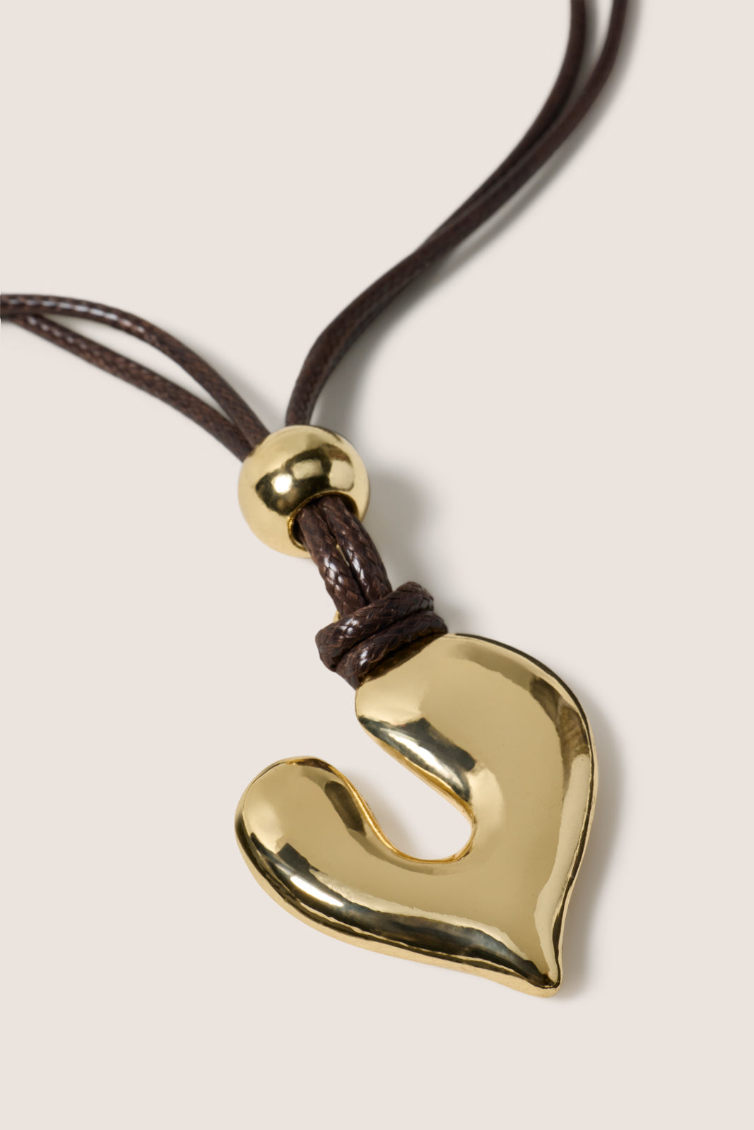 Mariah Heart Cord Necklace