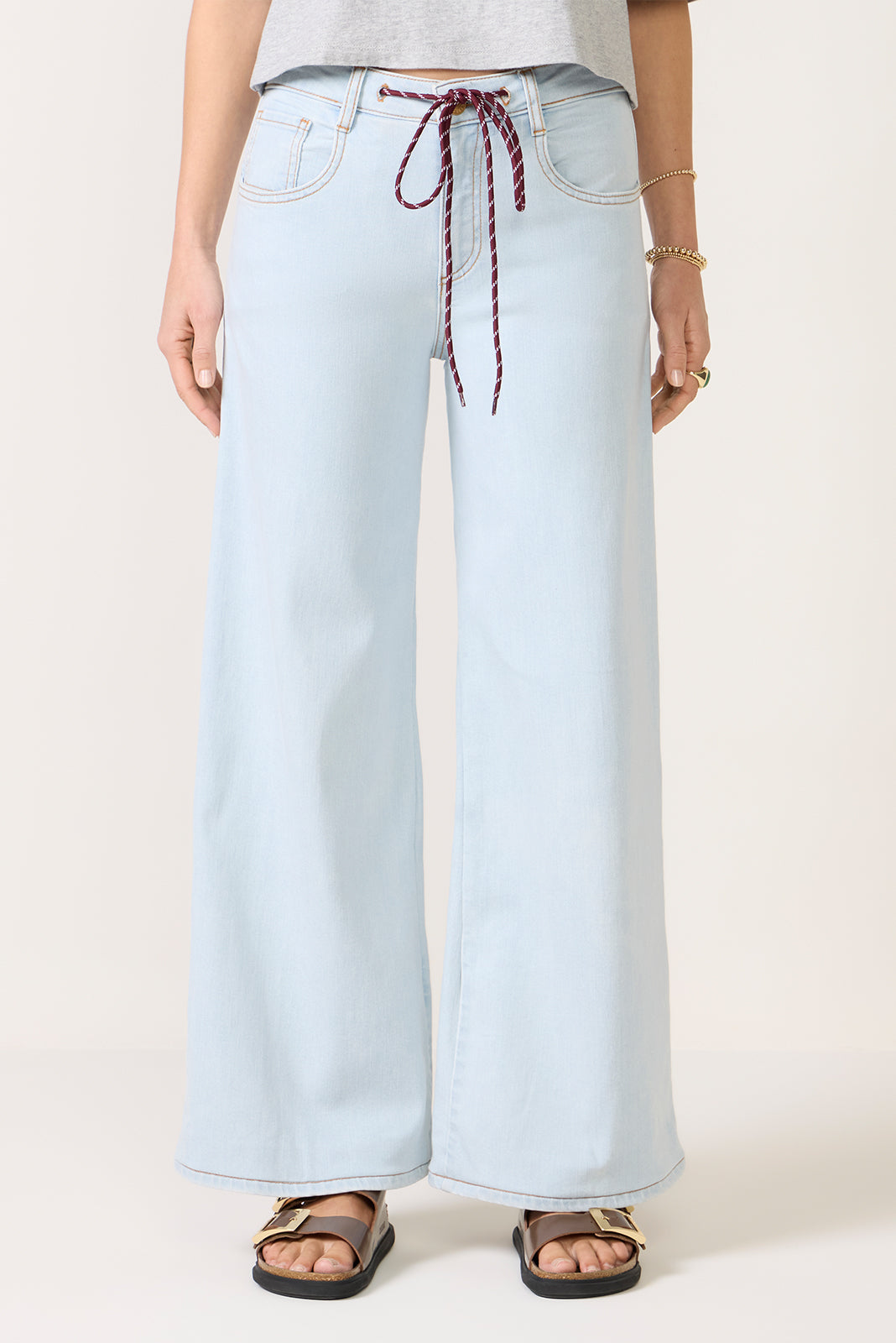 Maya Wide Leg w Tie Waist