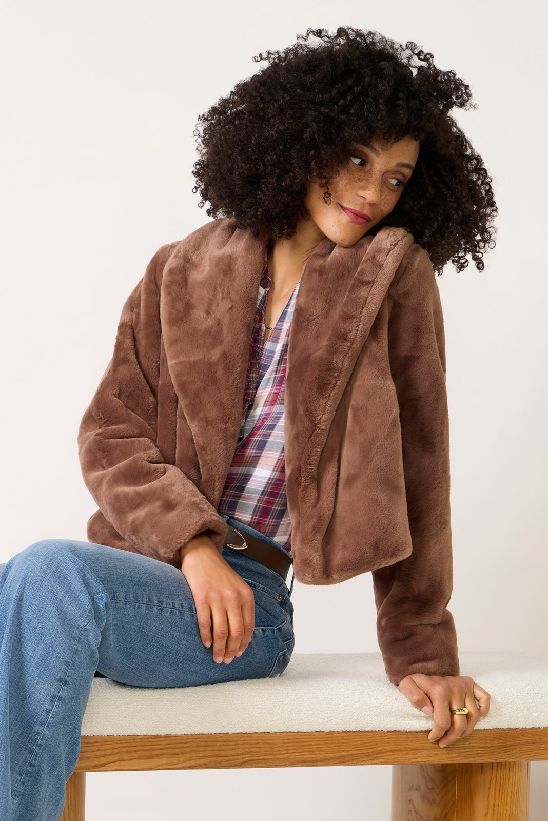 Faux Fur Jacket