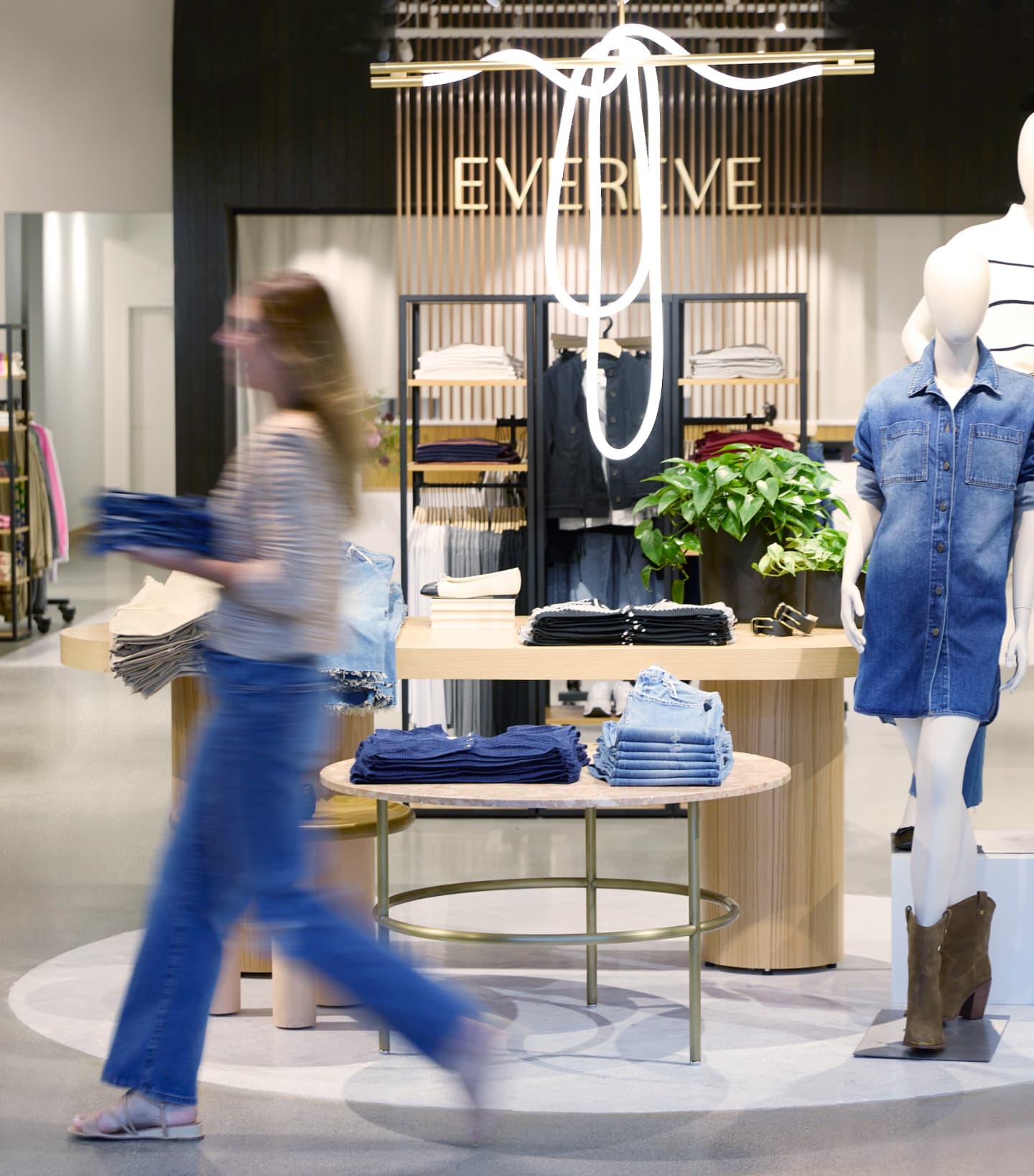 Image of woman working at an EVEREVE store. 