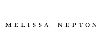 Text 'MELISSA NEPTON' in black on a white background